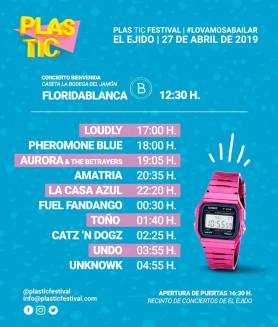 horarios plastic 2019